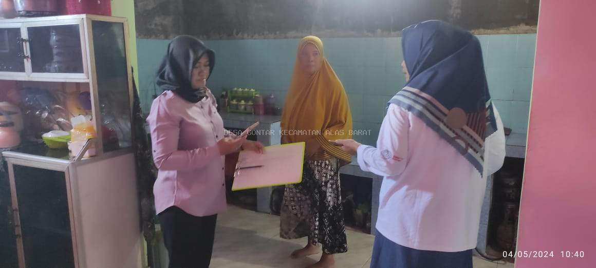 Monitoring Pemantauan Implementasi Rencana AKsi Ketahanan Iklim dan STBM GESI di Desa Gontar